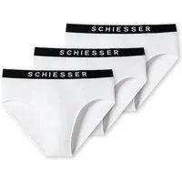 Schiesser Rioslip 95/5 (3er-Pack) mit sportlichem Webgummibund mit kontraststarken SCHIESSER-Logo