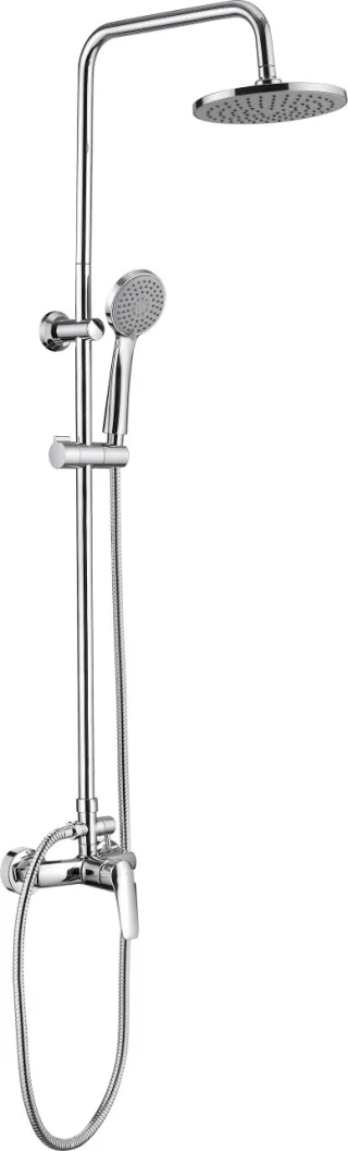Neuesbad Serie 270 3-Funktionen Duschsäule mit Armatur, Chrom NB1DENER01RK1