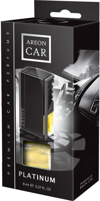 Original Areon LUX Platin Auto Parfüm Lufterfrischer Duftbaum für Lüftungsgitter
