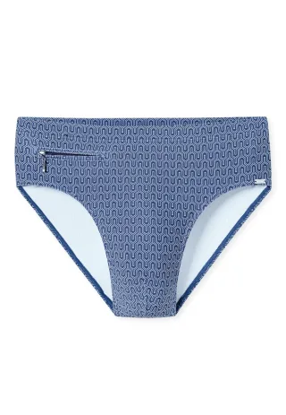 SCHIESSER - Badehose Slip Komfort navy - Gr. - 9