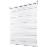 Doppelrollo Fensterrollos Ohne Bohren, Vkele, 200cm/230cm, Sonnenschutz, Lichtdurchlässig und Verdunkelnd.