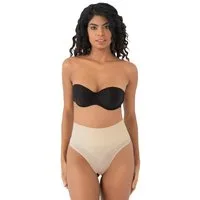 Formangel Miederslip formender High-Waist String mit Shaping-Bauchbund nahtlos & rutschfest (1-St) Bauchformung, nicht sichtbar unter Kleidung, String-Schnitt