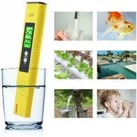 Bolwins Badethermometer L41C Digital LCD PH TDS EC Messgerät Tester Pen Wassertester Prüfer, Einzelset 1-tlg., 1× digitales pH-Meter, 1× transparente Aufbewahrungsbox, Hohe Messgenauigkeit ±0,01 pH, automatische Temperaturkompensation