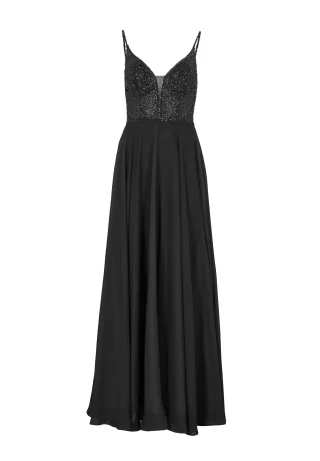 hey kyla - Abendkleid aus Materialmix black
