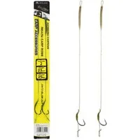 MIKADO Total Fishing Karpfenhaken KARPFEN RIG - ANTI-BLOW OUT RIG 23cm/25lbs - Gr. 2,4,6,8 - Angeln-Haar, (2-St)