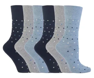 Gentle Grip - 6 Paar Damen Gentle Grip nicht elastische Socken - LGG49