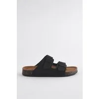 Next Ledersandalen mit zwei Schnallen Pantolette (1-tlg)