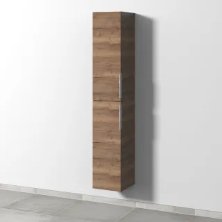 Sanipa 3way Hochschrank mit 2 Türen, Eiche-Tabak UM09050