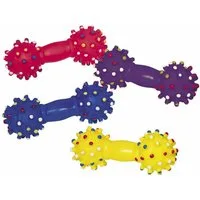 Nobby Spielknochen Hundespielzeug Vinyl Hantel mit Squeaker