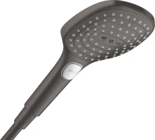 Hansgrohe Handbrause Raindance Select E 120 3jet EcoSmart+ brushed black chrome , 28729340 28729340
