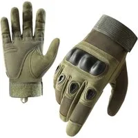 VERK GROUP Motorradhandschuhe Motorrad Schutzhandschuhe Militärische Handschuhe Gr. XL Grün