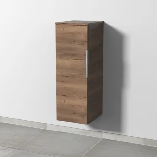 Sanipa 3way Mittelschrank mit 1 Tür, Eiche-Tabak, UM11850 UM11850