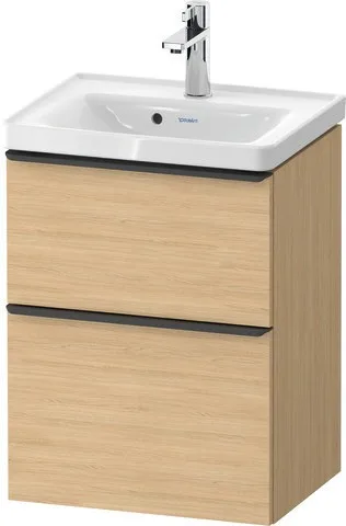 Duravit D-Neo Waschtischunterbau wandhängend Natur Eiche Matt 484x372x625 mm - DE43500BD300000 DE43500BD300000
