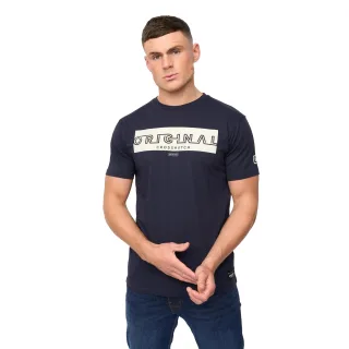 Crosshatch - "Kratmoss" T-Shirt für Herren (Marine)
