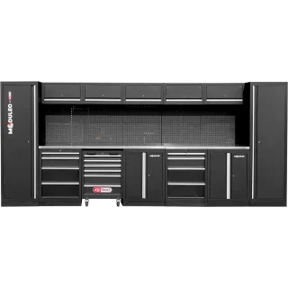 KS TOOLS Werkstatt-Schranksystem, gerade, 4600 x 500 mm, Variante 1 - 866.6230