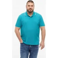 s.Oliver Kurzarmshirt Polo-Shirt Piqué-Poloshirt mit Kontrast-Details