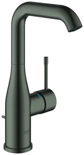 GROHE Waschtischarmatur Essence L-Size U-Auslauf hard graphite gebürstet, 24174AL1 24174AL1