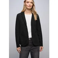 STREET ONE Jackenblazer Sanft glitzernder Look und mit feinem Strukturmuster