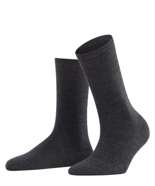 FALKE - FALKE Softmerino Damen anthra.mel - Gr. - 39.5