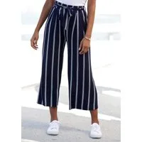 LASCANA Culotte mit luftig-weitem Bein (mit Bindegürtel) Paperbag, luftige Jerseyhose, leichte Sommerhose, casual, Schlupfhose