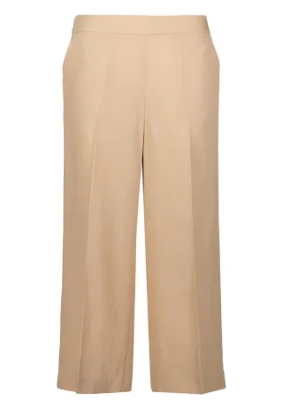 zero - Leinenhose beige - Gr. - 38