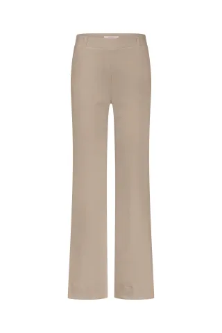 Studio Anneloes - Lexie bonded trousers latte - Gr. - XXL