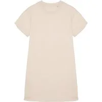 Native Spirit Sweatkleid Umweltfreundliches Damen-T-Shirt-Kleid aus Frottee