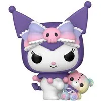 Funko Merchandise-Figur Sanrio POP!&Buddy Animation Vinyl Figuren Kuromi w/ Bear 9 cm