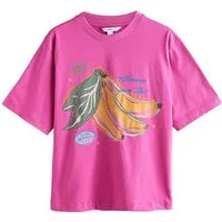 Next T-Shirt Kurzärmeliges T-Shirt mit Grafik, Beaded Banana (1-tlg)