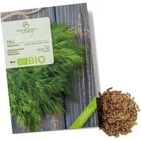 Growgreens Kräutersamen BIO Dill Samen - Küchenkräuter Saatgut aus bio. Anbau (350 Korn)