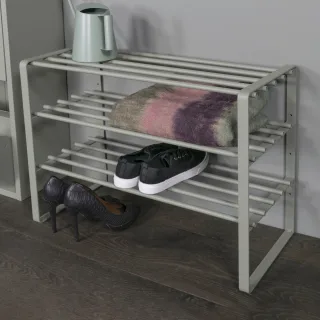 Spinder Design Schuhregal "REX SR 2 - 100 cm" 1 Stk. tlg. Regal aus Stahl, wahlweise Breite 70 cm oder 100 cm