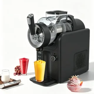 [EU Direct] Novulife BS-B1 185W Slush Machine Countertop Frozen Drink Maker Ice Cream Maker 15~25mins Fast Slushie Makin