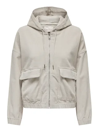 ONLY - ONLKENZIE L/S CORD JACKET PNT NOOS Pumice Stone - Gr. - S