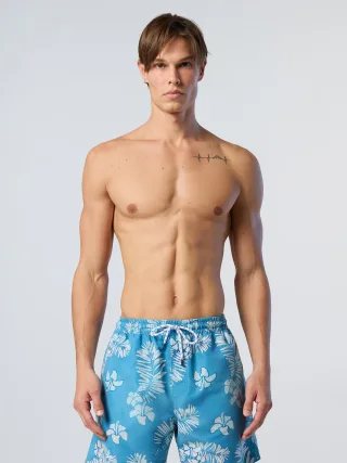 North Sails Badeshorts Bedrucktes Pfirsichleder