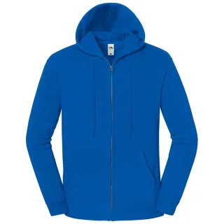 Fruit of the Loom - "Iconic Premium" Hoodie mit durchgehendem Reißverschluss für Herren/Damen Unisex (Königsblau)