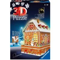Ravensburger Puzzle Ravensburger 3D Puzzle 11237 - Lebkuchenhaus bei Nacht - 216 Teile..., 216 Puzzleteile