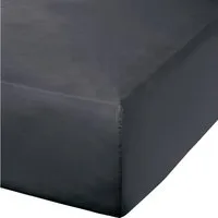 Erwin Müller Spannbettlaken Spannbettlaken "Landshut", Satin, Gummizug: Rundumgummi, (1 Stück), Uni