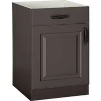 wiho Küchen Unterschrank Erla 60 cm breit mit Kassettenfront, ohne Arbeitsplatte