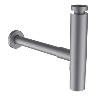 Design Siphon, PVD Edelstahl gebürstet H3749800900001