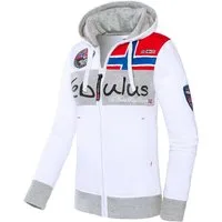 Nebulus Sweatjacke NAPA, Q1381 - Damen, weiß, XXL/44