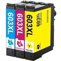 STAROVER Epson 603XL Druckerpatronen 603 XL Tintenpatrone (XP-2100, XP-2105, XP-2150, XP-2155, XP-3100, XP-3105, XP-3150, XP-3155, XP-4100, XP-4105, XP-4150, XP-4155, 3-tlg., WorkForce WF-2810 WF-2820 WF-2830)