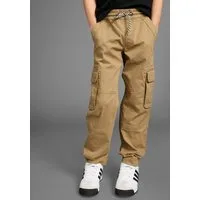 KIDSWORLD Cargohose Pull-On Cargohose mit modischem Bindeband