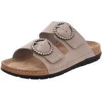 Rohde Rodigo-D Pantolette Sommerschuh, Hausschuh, Urlaubsschuh mit verstellbaren Schnallen