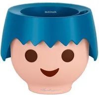 Lechuza® Blumentopf Pflanzkopf Pflanzenfreund OJO ocean blue (Komplettset)
