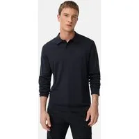 camel active Poloshirt aus reiner Baumwolle Langarm Shirts_Langarm-Poloshirt
