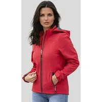 Elevate Life Softshelljacke Outdoorjacke mit Kapuze wasserdicht, winddicht, atmungsaktiv
