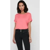 ONLY T-Shirt ONLMOSTER – Kurzarmshirt mit Aufschlag und klassischem Look Viskosemischung, regular fit