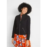 bonprix Bikerjacke mit seitlichen Stretcheinsätzen, Langarm-Design
