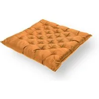 Haus und Deko Sitzkissen Sitzkissen 40x40x5 cm Stuhlkissen Kissen Auflage Wildseide Optik Stuhl