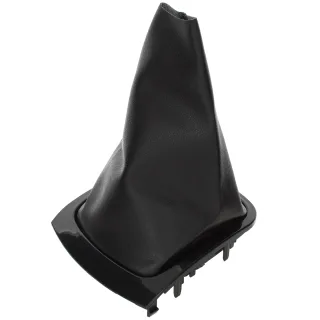 Schaltmanschette Manschette + Rahmen in Schwarz für Schaltknauf 969358108R für Renault Megane III 2008-